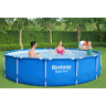 Каркасный бассейн BESTWAY STEEL PRO 396х84см, 8680л + фильтр-насос 2006 л/ч 5612E BW