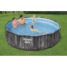 Каркасный бассейн BESTWAY STEEL PRO MAX 366х100см, 9150л + фильтр-насос 2006 л/ч, лестница 5614X BW